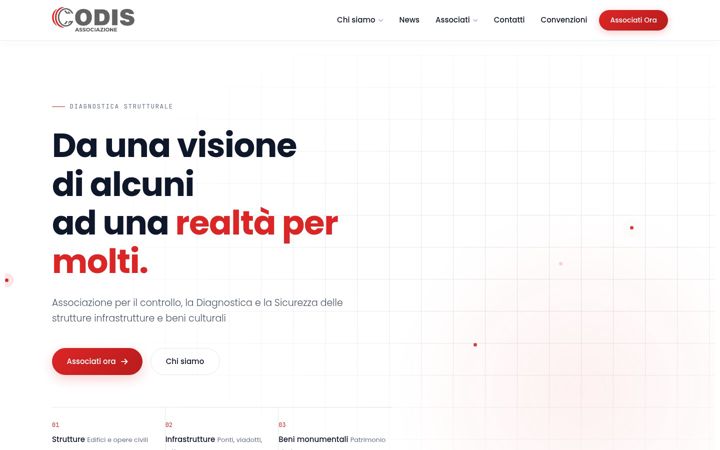 Screenshot of associazionecodis.it