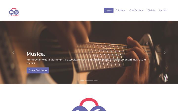 Screenshot of associazioneconcertando.it
