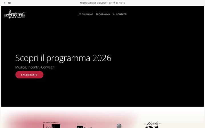 Screenshot of associazioneconcertinoto.it