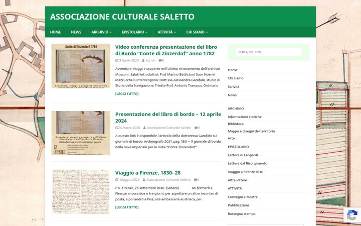 Zrzut ekranu associazioneculturalesaletto.it