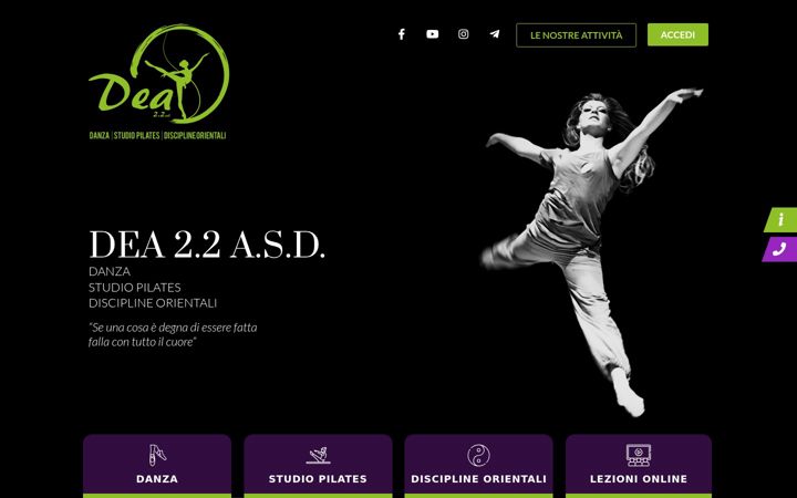 Screenshot of associazionedea.it