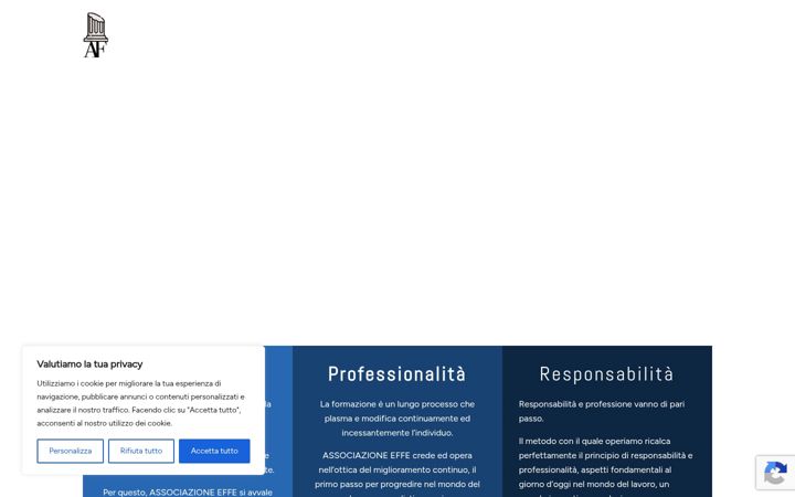 Screenshot of associazioneeffe.com