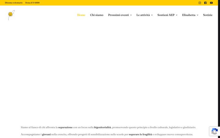 Skärmbild av associazioneelisabettapaolucci.org