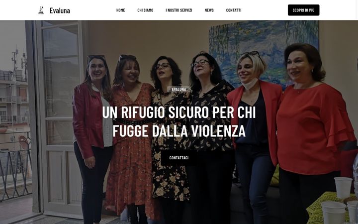 Screenshot of associazioneevaluna.it