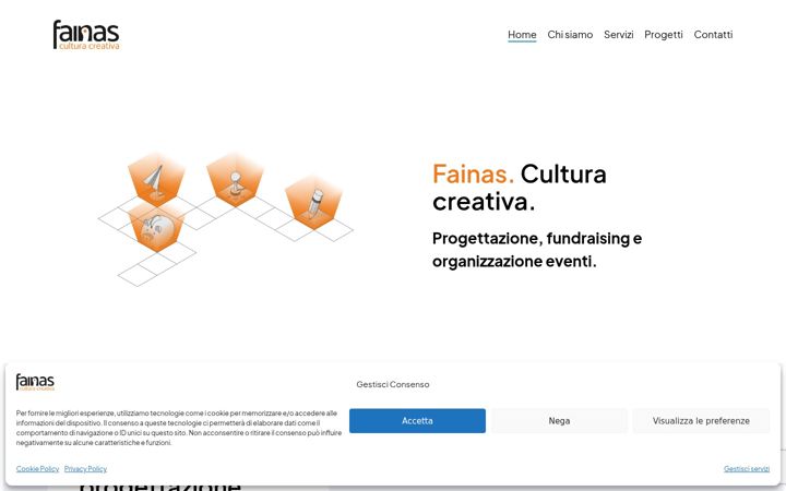 Screenshot of associazionefainas.it