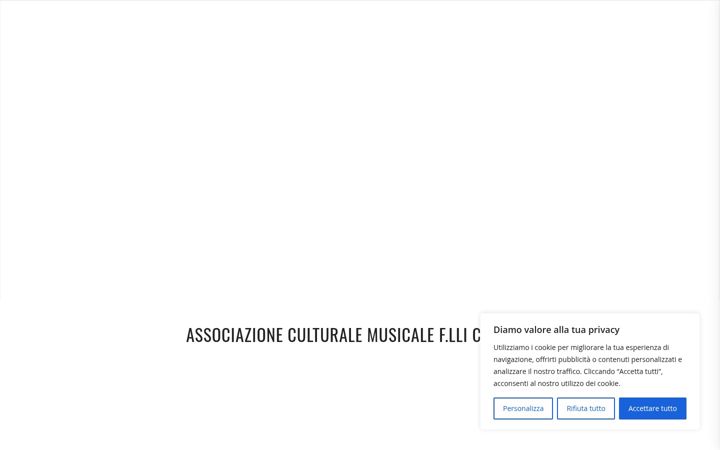 Screenshot of associazionefratellicaramia.it