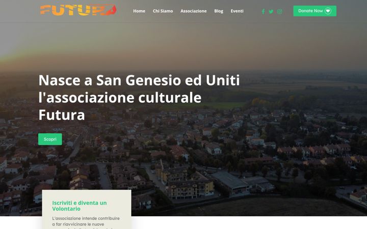 Screenshot of associazionefutura.net