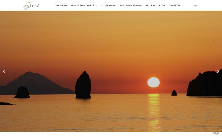 Screenshot of associazionehiera.it