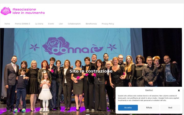 Screenshot of associazioneideeinmovimento.com