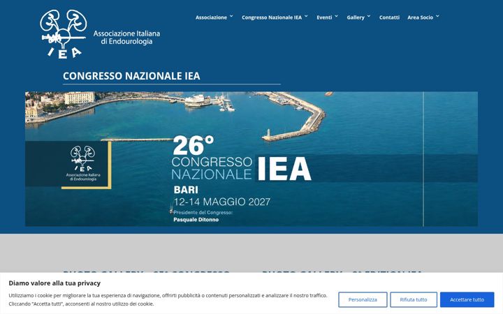 Skjámynd af associazioneiea.it