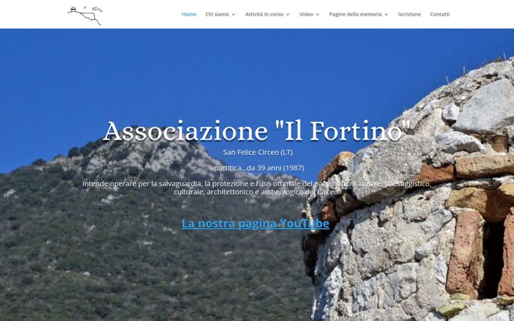 Skjermbilde av associazioneilfortino.it