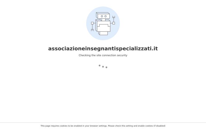 Screenshot of associazioneinsegnantispecializzati.it