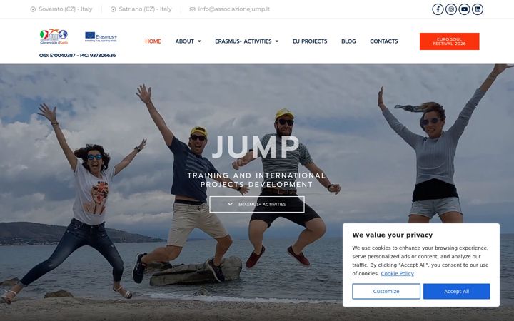 Screenshot of associazionejump.it