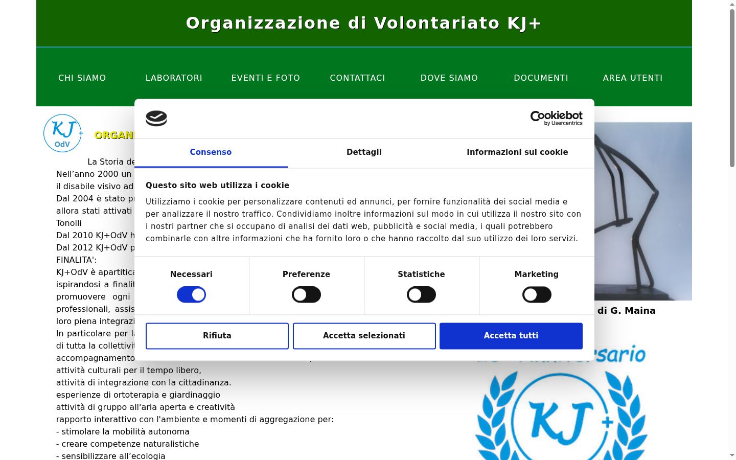Screenshot van de toestemmingsbanner zoals getoond vóór enige interactie
