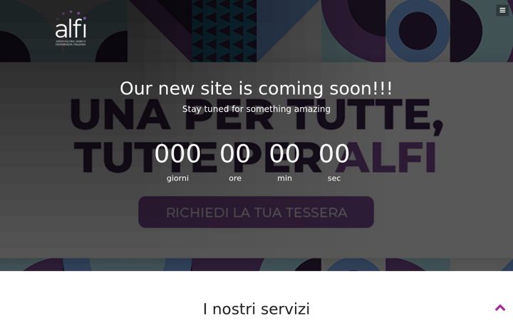 Screenshot of associazionelesbica.it