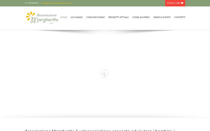 Screenshot of associazionemargherita.org