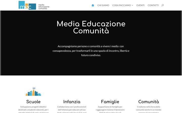 Screenshot of associazionemec.it