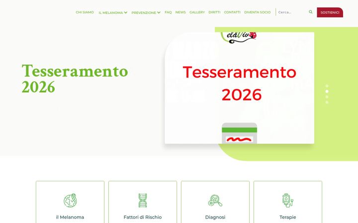 Ekraanipilt saidist associazionemelavivo.it