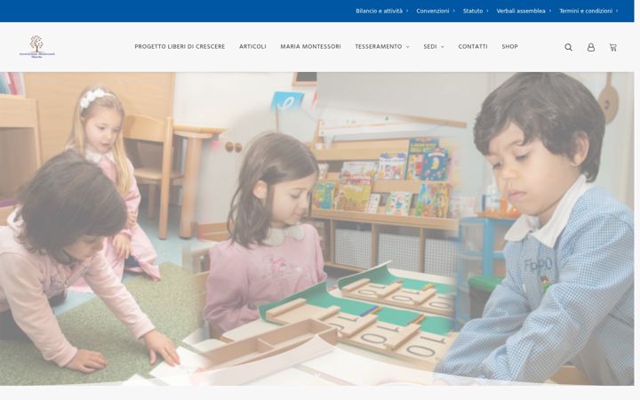 Ekraanipilt saidist associazionemontessori.it