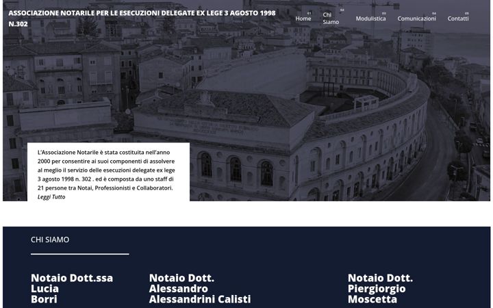 Screenshot ta' associazionenotarilemacerata.it
