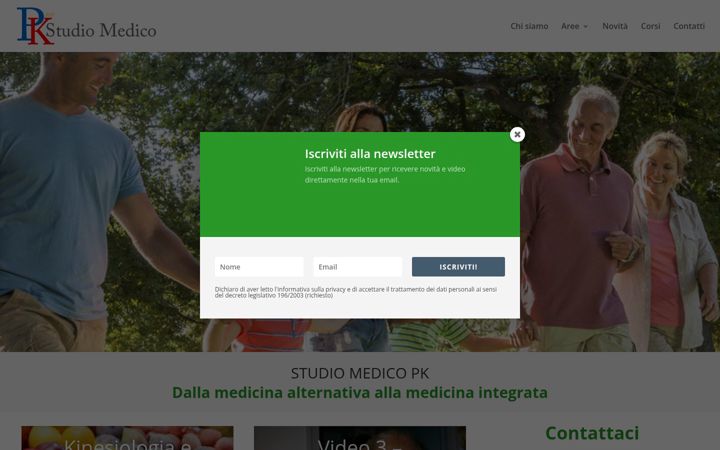Screenshot of associazionepk.it
