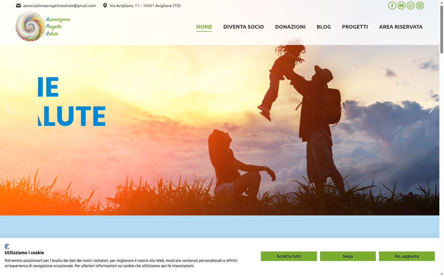 Screenshot des Einwilligungsbanners vor jeglicher Interaktion