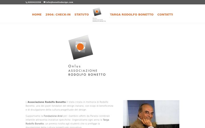 Ekrānuzņēmums no associazionerodolfobonetto.com