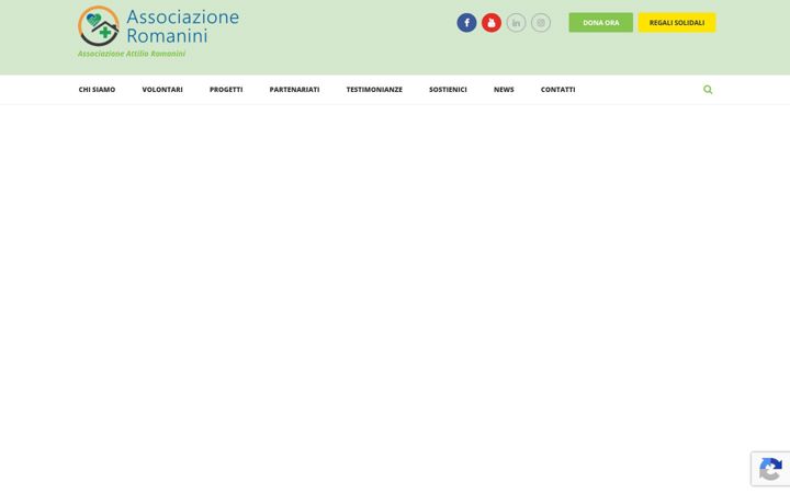Screenshot of associazioneromanini.org