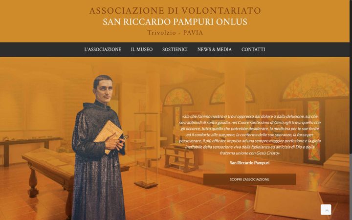 Screenshot of associazionesanriccardopampuri.it