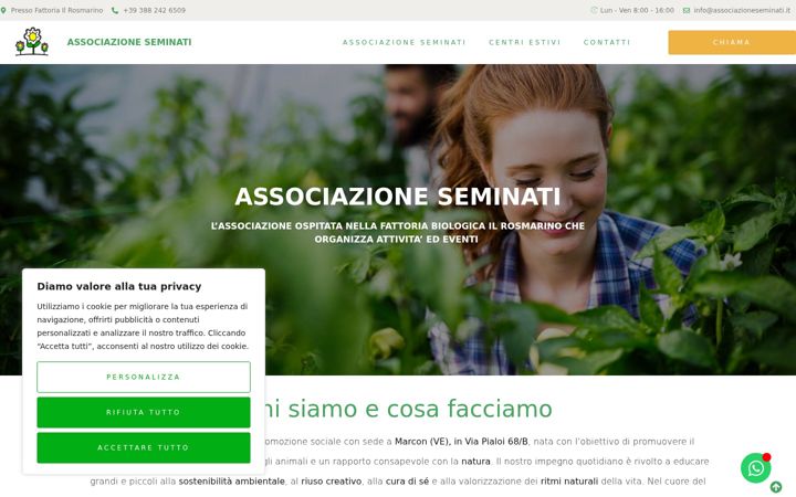Screenshot von associazioneseminati.it