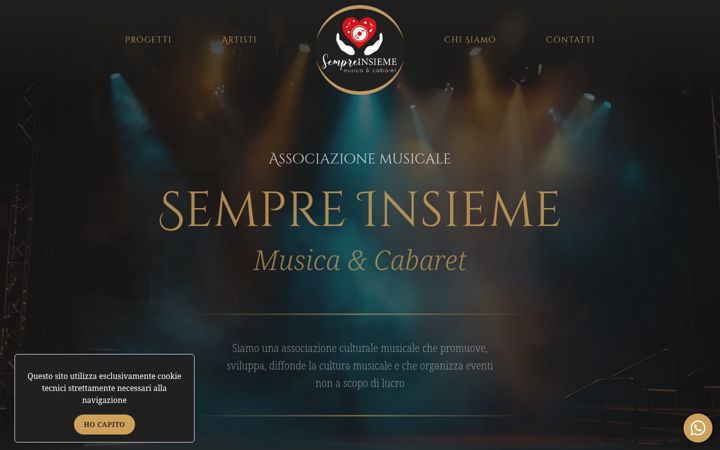 Screenshot of associazionesempreinsieme.it