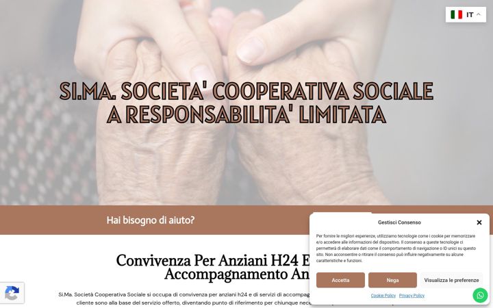 Screenshot of associazionesima.it