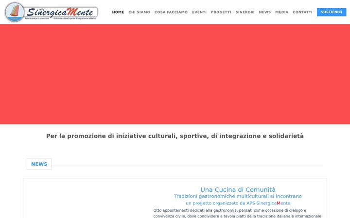 Screenshot of associazionesinergicamente.it