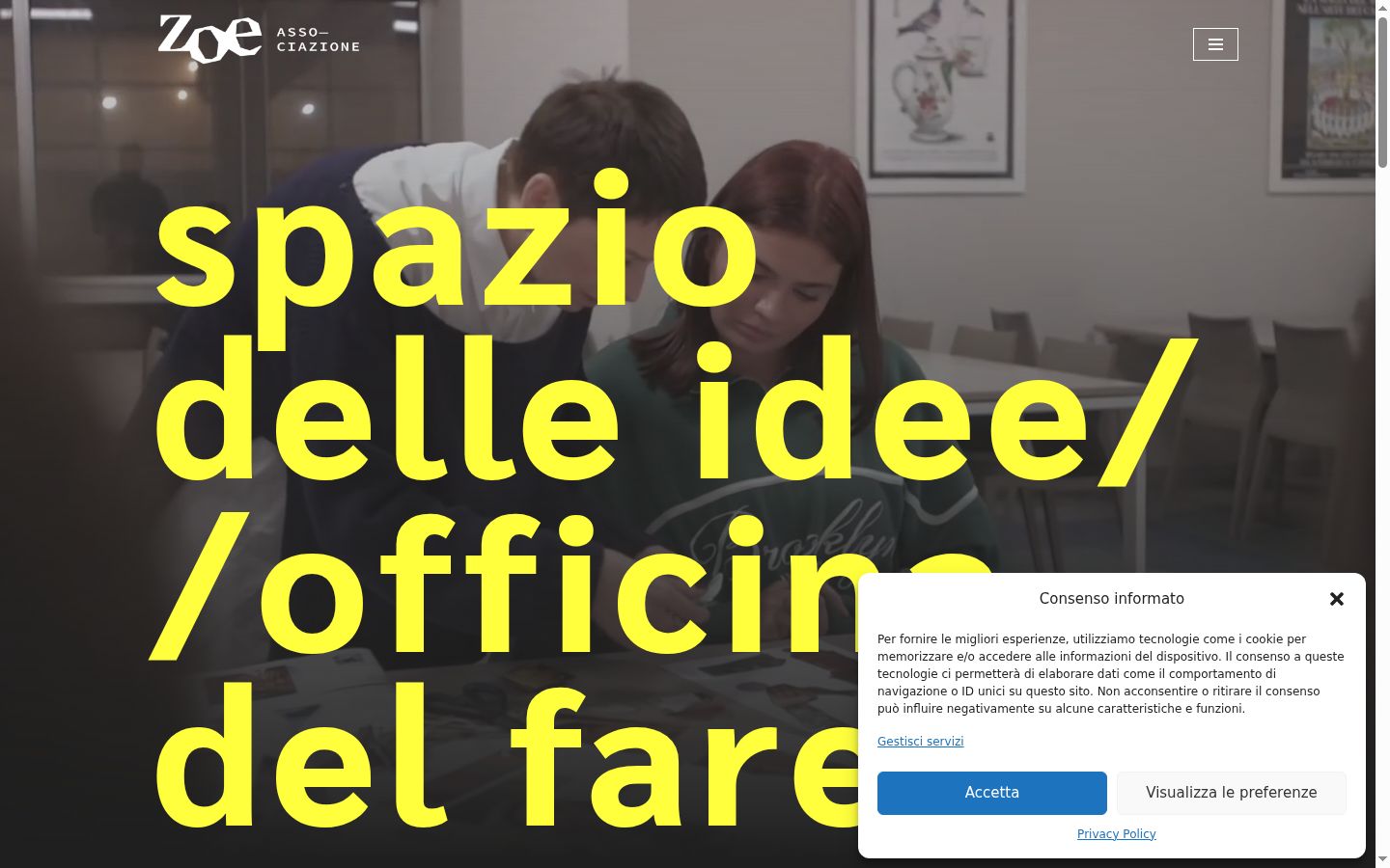 Snímek obrazovky baneru souhlasu zobrazeného před jakoukoli interakcí