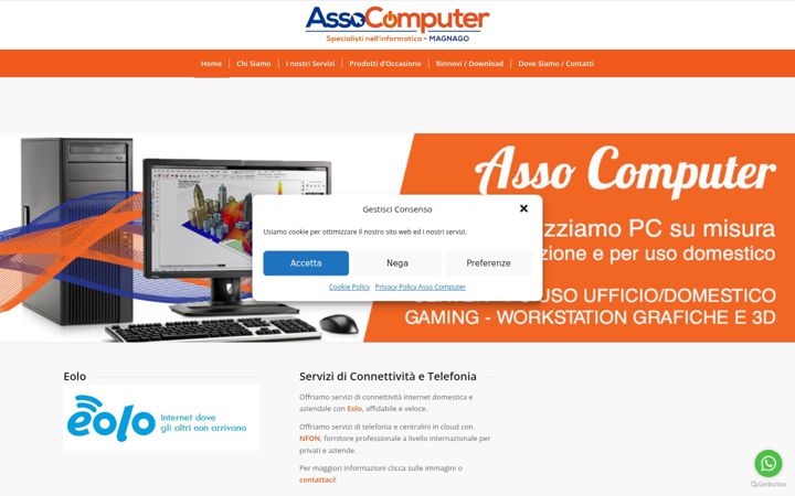 Screenshot of assocomputershop.com