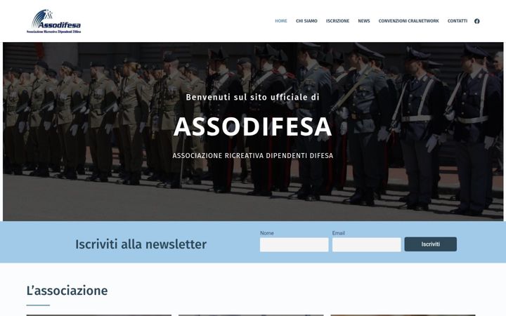 Screenshot von assodifesa.it