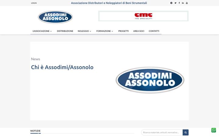 Screenshot of assodimi.eu