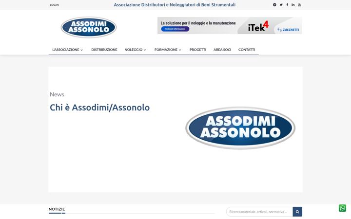 Screenshot of assodimi.it