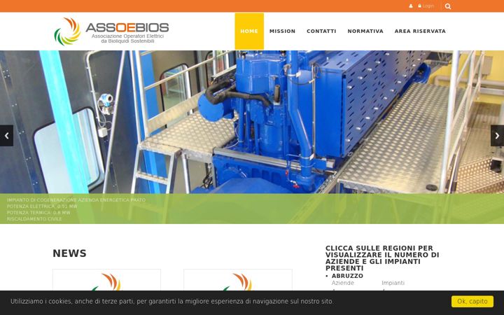 Screenshot of assoebios.it