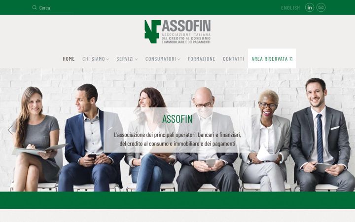Screenshot of assofin.it