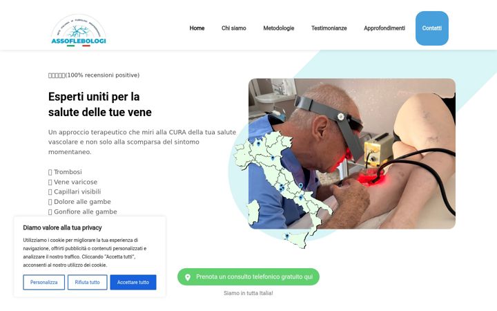Screenshot of assoflebologi.it
