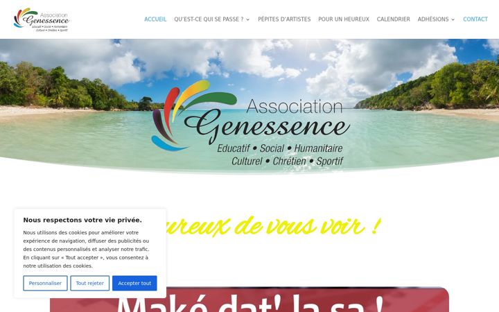 Screenshot of assogenessence.fr