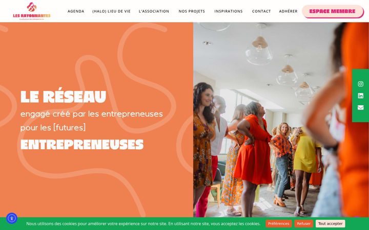 Screenshot of assolesrayonnantes.com