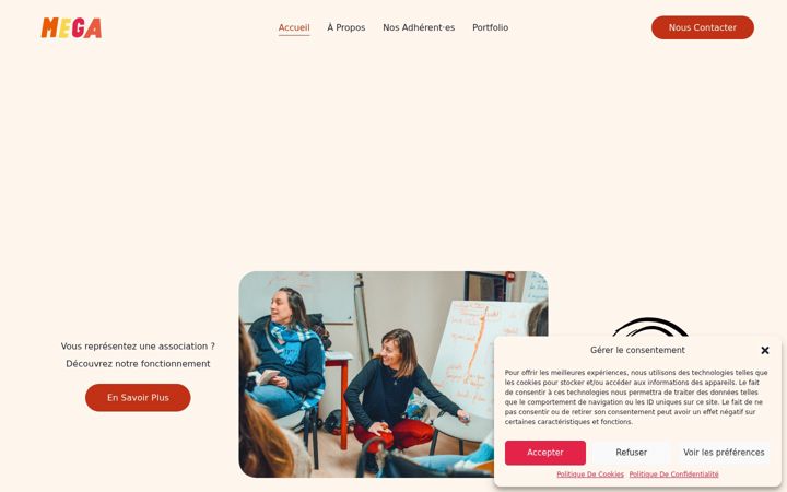 Screenshot of assomega.org