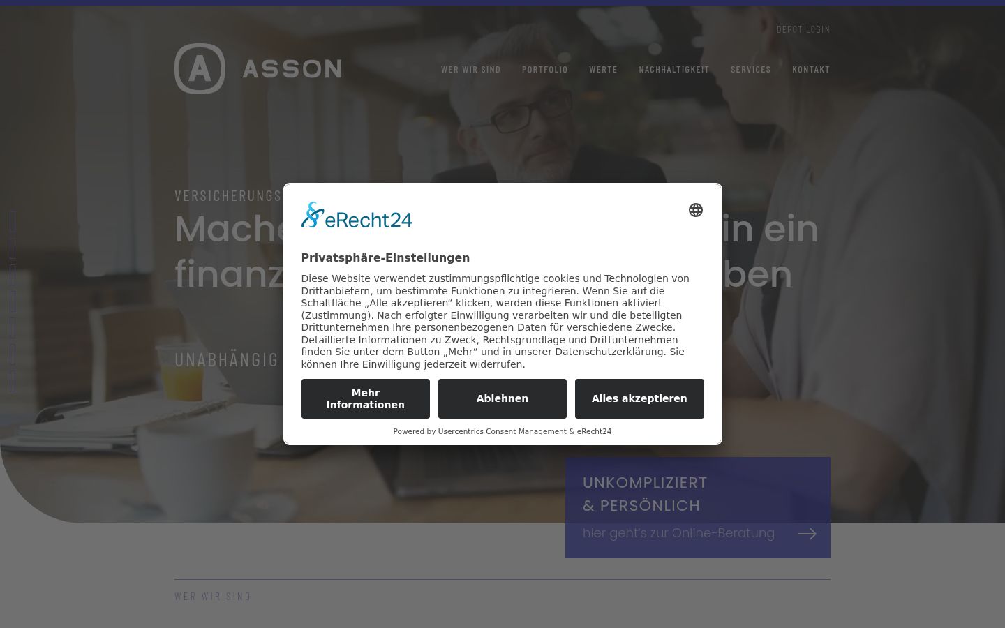 Ekrānuzņēmums ar piekrišanas baneri, kas tika rādīts pirms jebkādas mijiedarbības