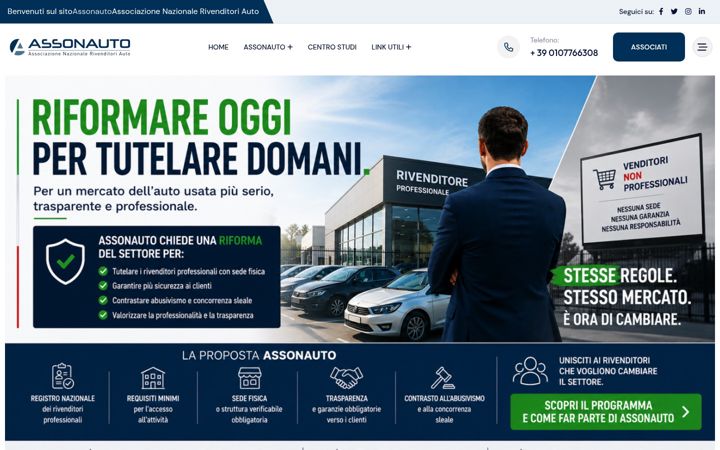 Screenshot of assonauto.it