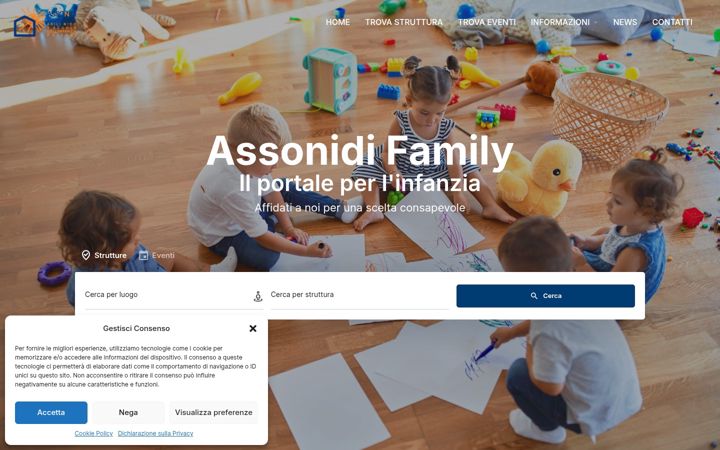 Screenshot ta' assonidifamily.it