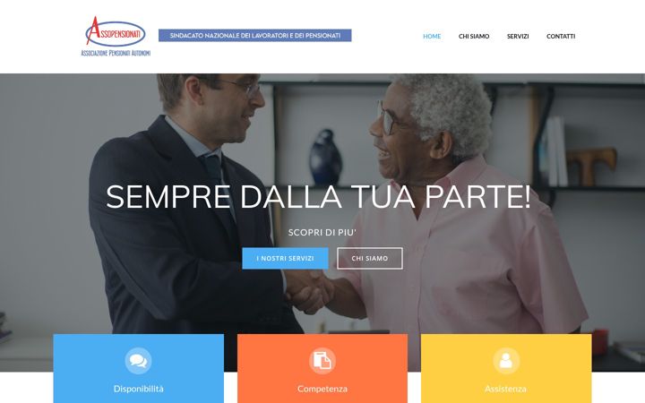Screenshot of assopensionati.it