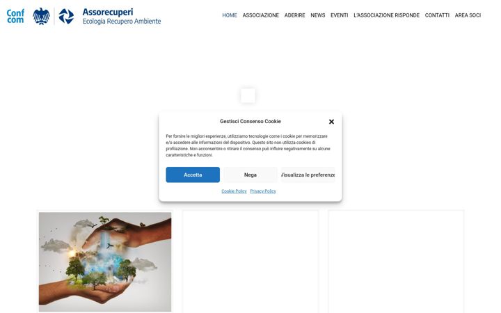 Screenshot of assorecuperi.it