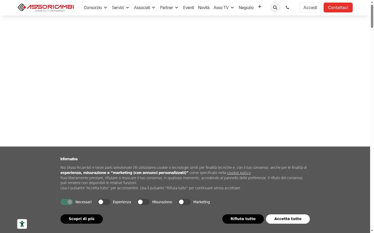 Sutikimo reklamjuostės, rodytos prieš bet kokią sąveiką, ekrano kopija